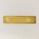 F230 - Plaquette dorée smoking (gravée)
