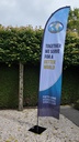 F198 - Beach flag FOI 65*315cm